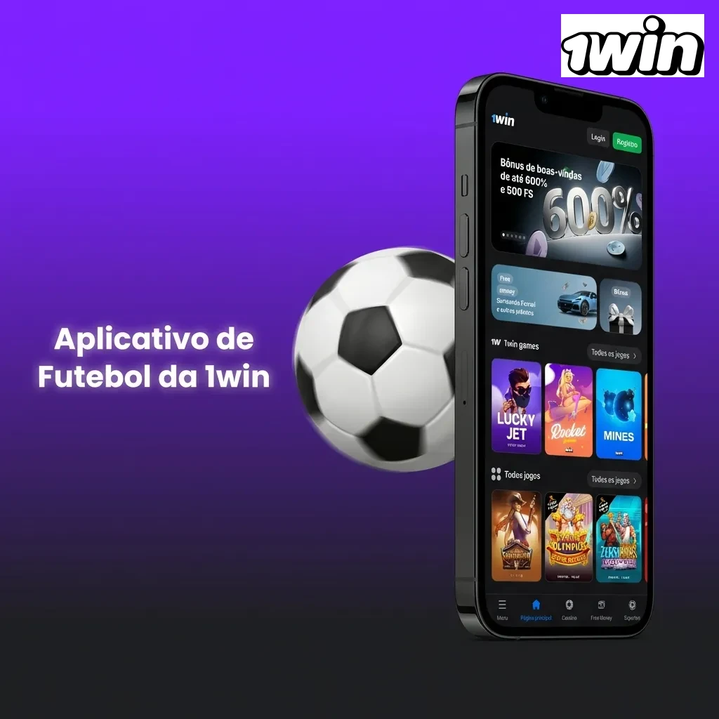App móvel 1win para apostas de futebol em smartphones e tablets com interface otimizada e notificações em tempo real