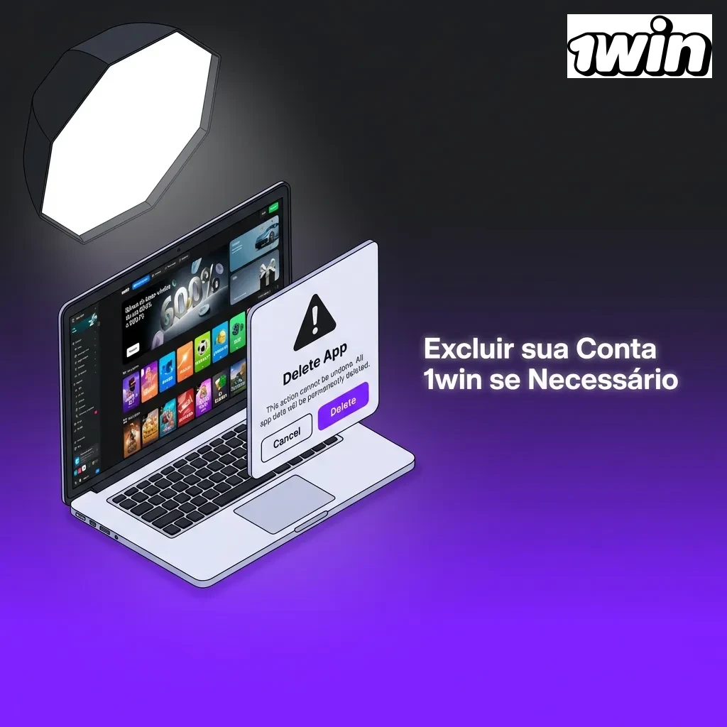 Guia com passos para solicitar exclusão de conta 1win: contato com suporte, verificação e confirmação do encerramento.
