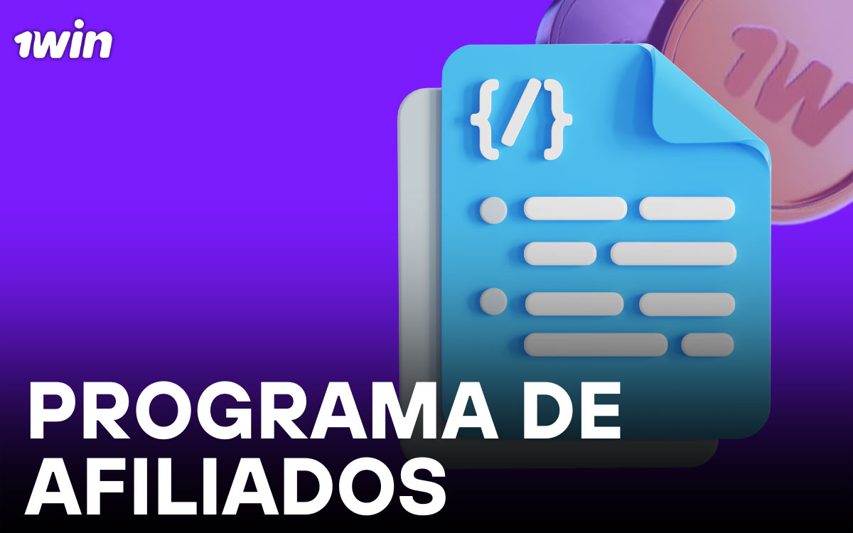 Programa de afiliados 1win oferecendo comissões vitalícias, materiais promocionais e painel de estatísticas em tempo real